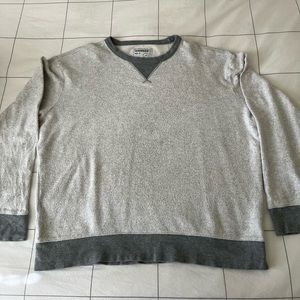 White/Cream/Gray L Express Crewneck Sweatshirt